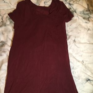 Flowy Maroon Dress